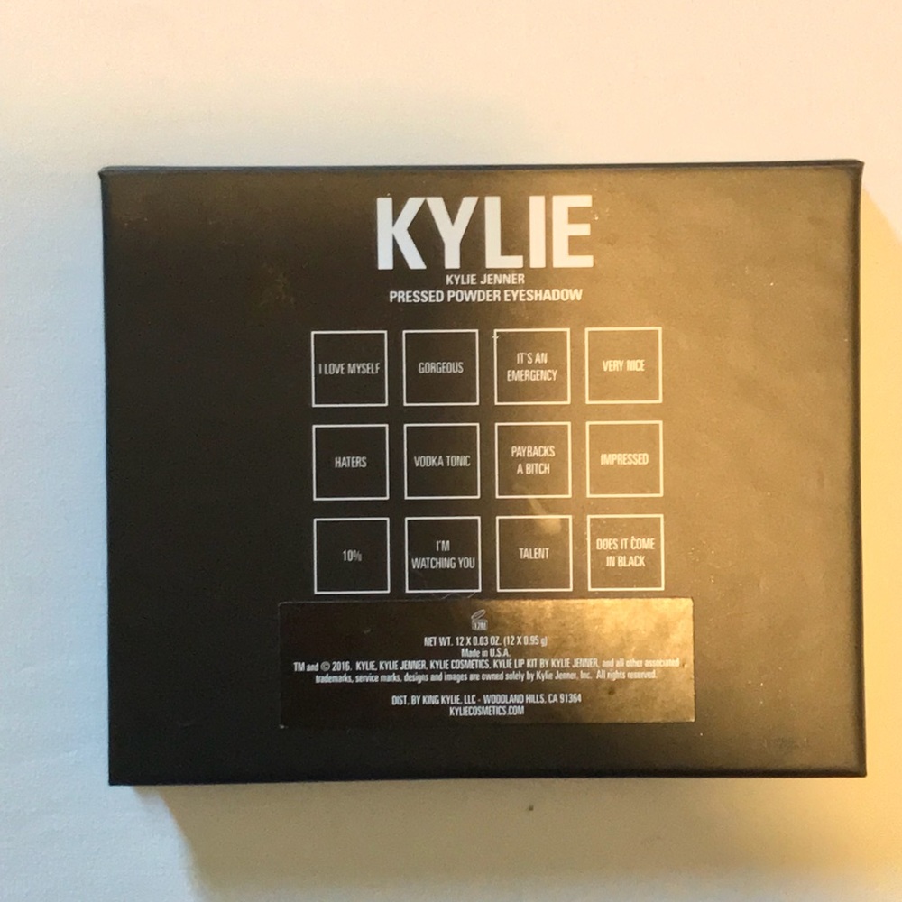 Kris Jenner Kylie Cosmetics eyeshadow